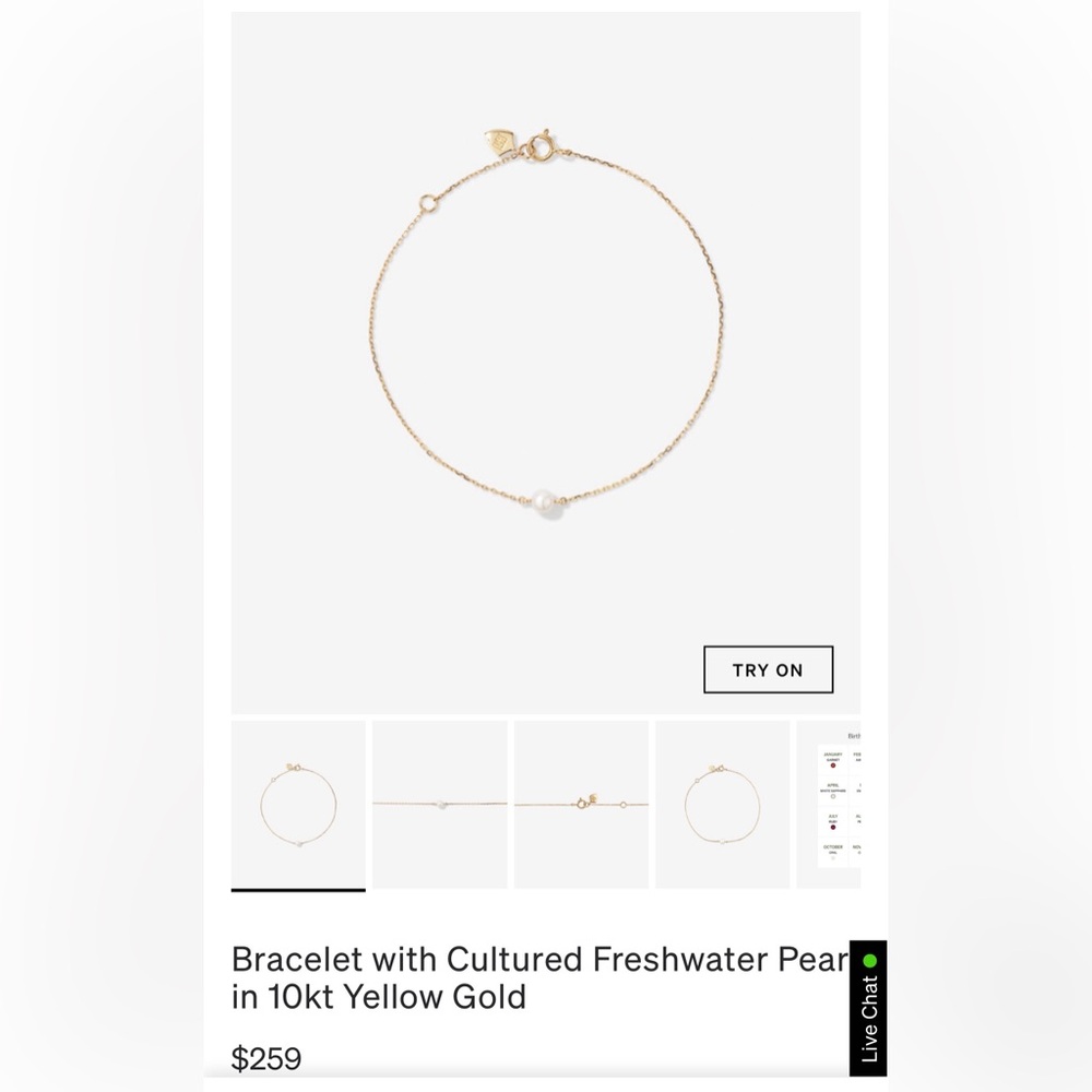 10K Gold Chain Michael Hill Bracelet